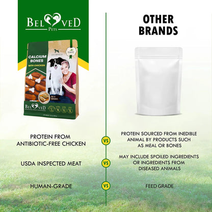 Healthy dog training treats for small and large dogs with protein from antibiotic-free chicken