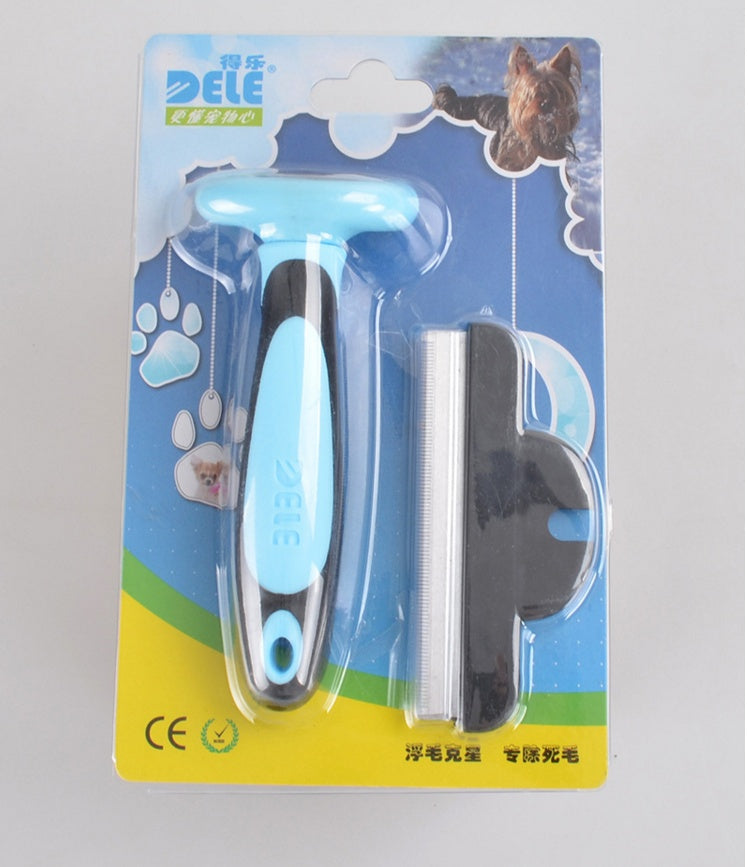 Pet Haven Delights best pet grooming tool for hair with ergonomic handle and fine bristles for effective grooming