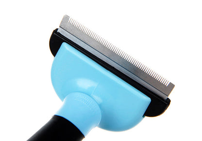 Best pet grooming tool for hair with a stainless steel blade and ergonomic handle for easy use