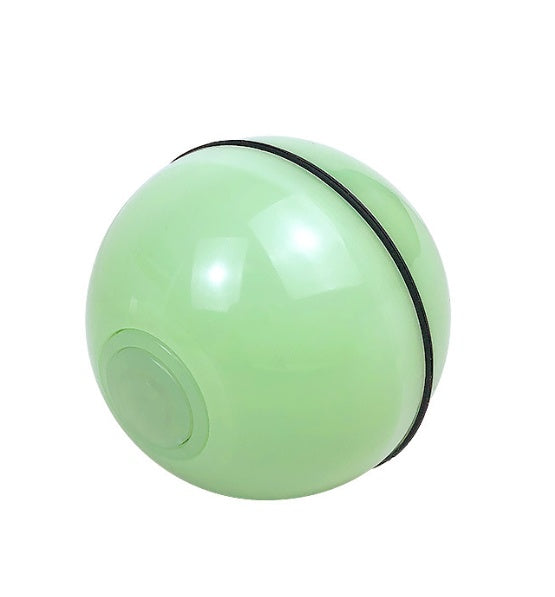 Funny motion activated cat toy in green color for entertaining and engaging your cat