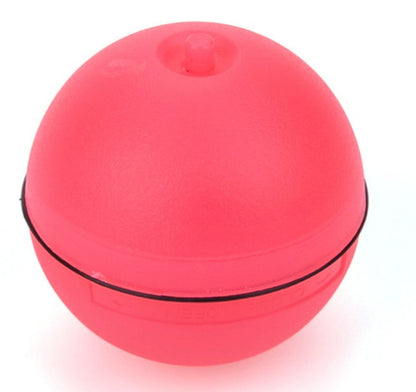 Funny motion activated cat toy in bright pink color designed to entertain playful cats