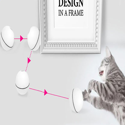 Funny motion activated cat toy designed to engage and entertain playful cats with interactive movement
