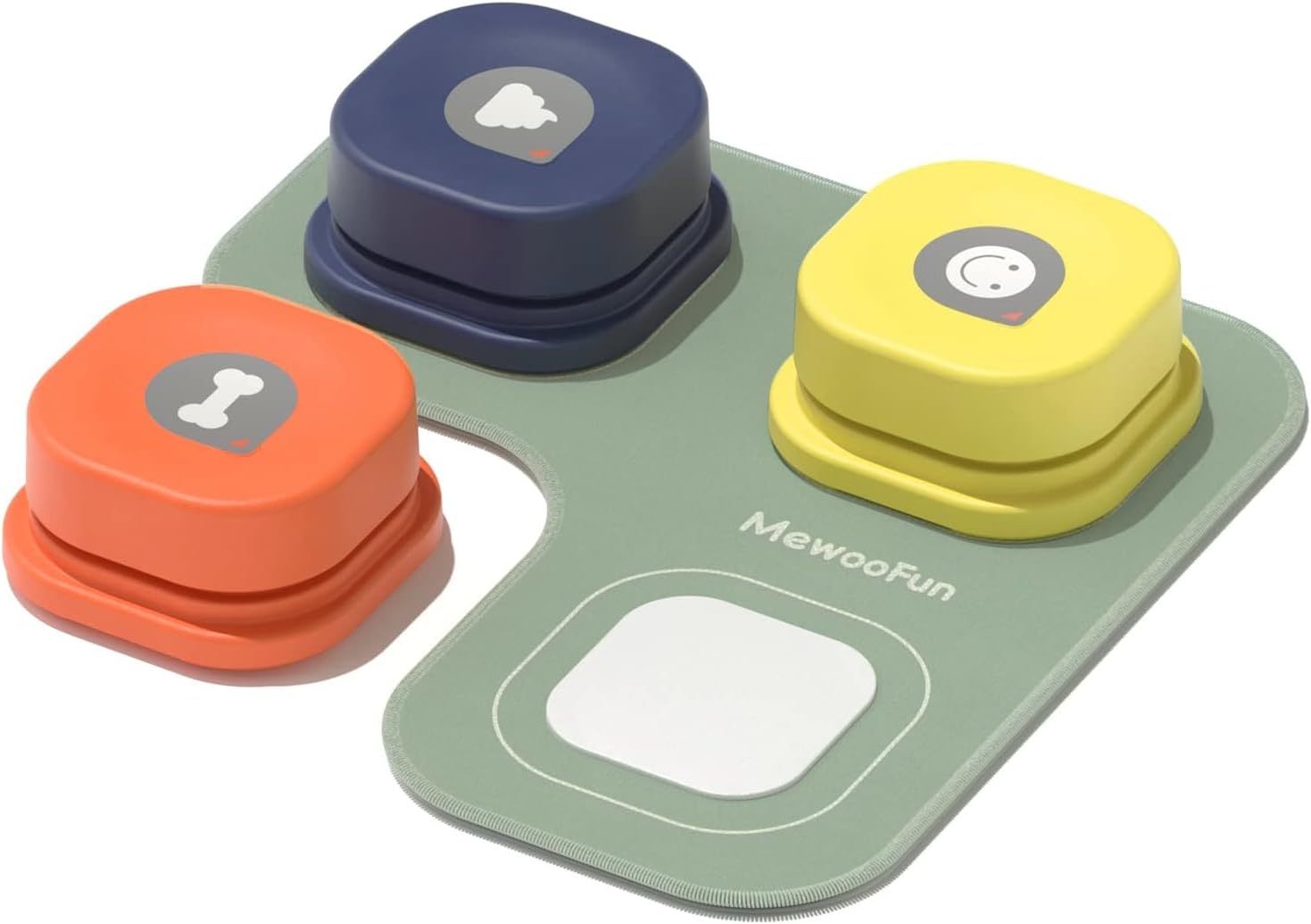 Pet Haven Delights dog talking buttons set in bright colors for interactive pet communication
