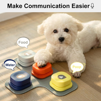 Pet Haven Delights dog talking buttons set with customizable audio buttons for easy pet communication