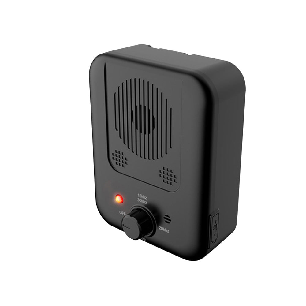 Orange Poppy ultrasonic anti bark device for dogs black compact indoor bark control unit with dial