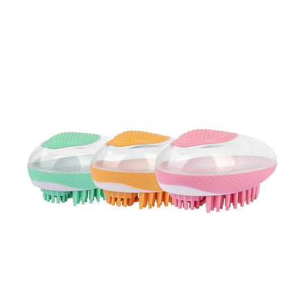 Pet Haven Delights cat and dog massage comb in three colors for gentle grooming and relaxing your pets