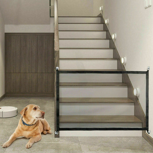 Pet Haven Delights pet safety gate for stairs designed to keep pets secure and safe around stairways