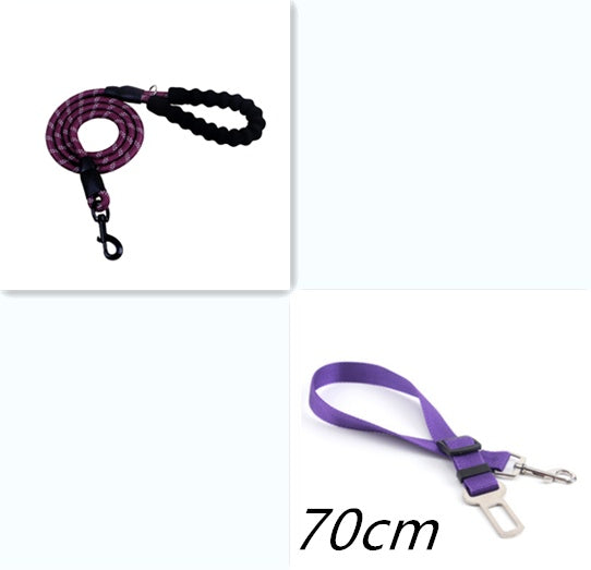 Durable nylon dog rope leash with a comfortable grip and sturdy clip for secure walks